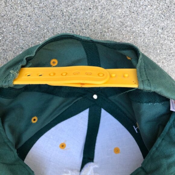 Vintage MLB Oakland A's Athletics Snapback Hat Boys Kids Green Adjustable Cap - Picture 6 of 6